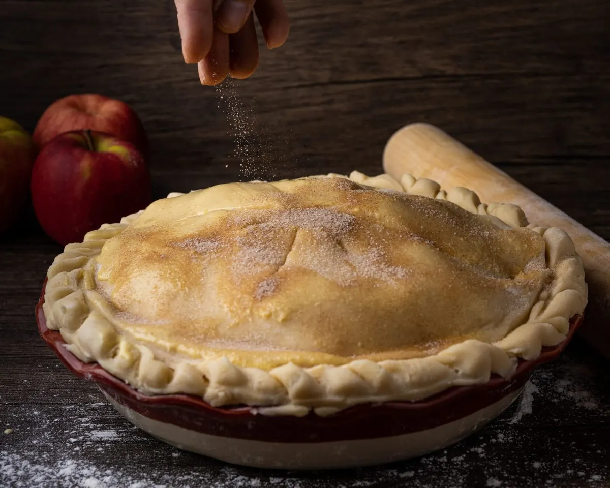 Appeltaart uit de oven